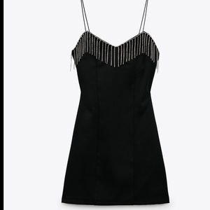 Brand new Zara Fringed mini dress